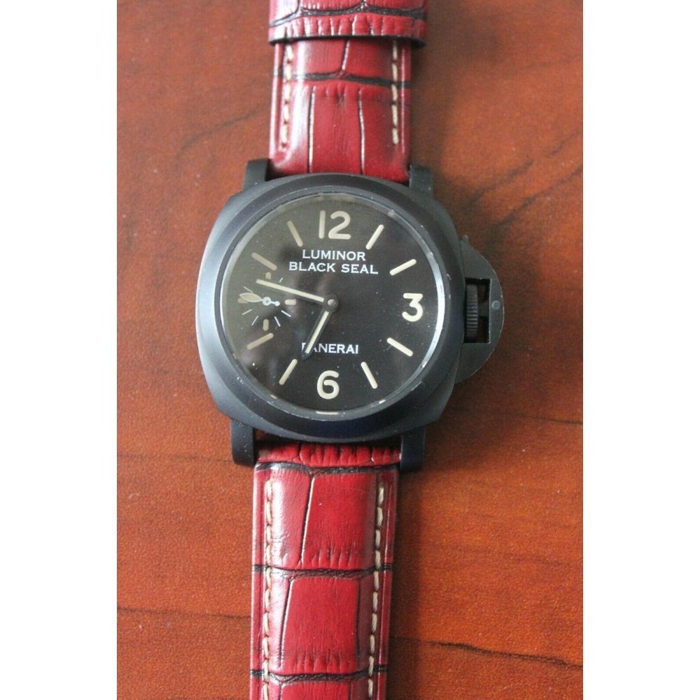 PANERAI With ROLEX Movement. Luminor Black SEAL op